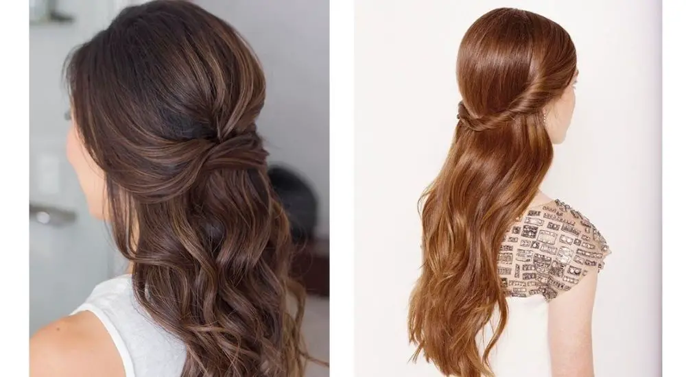 hairstyles for high neck dress 