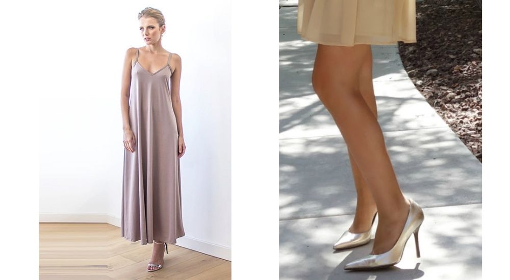 How do you style with taupe dress