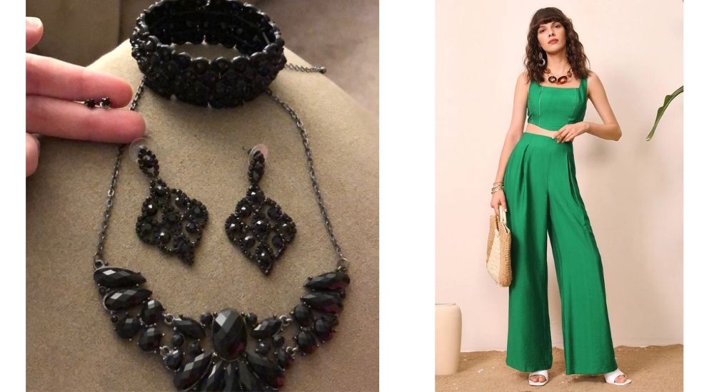  jewelry pieces to wear with a green dress