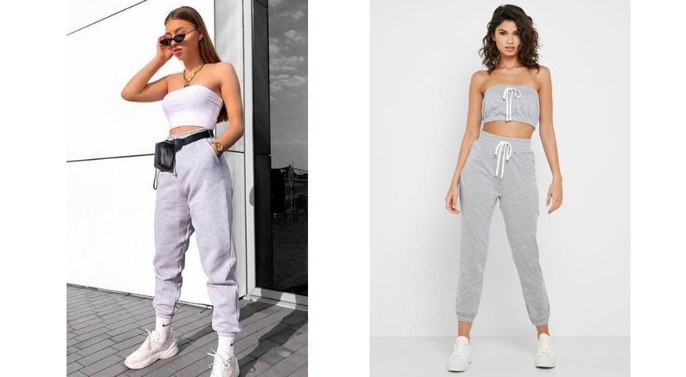 How do you style grey sweatpants 