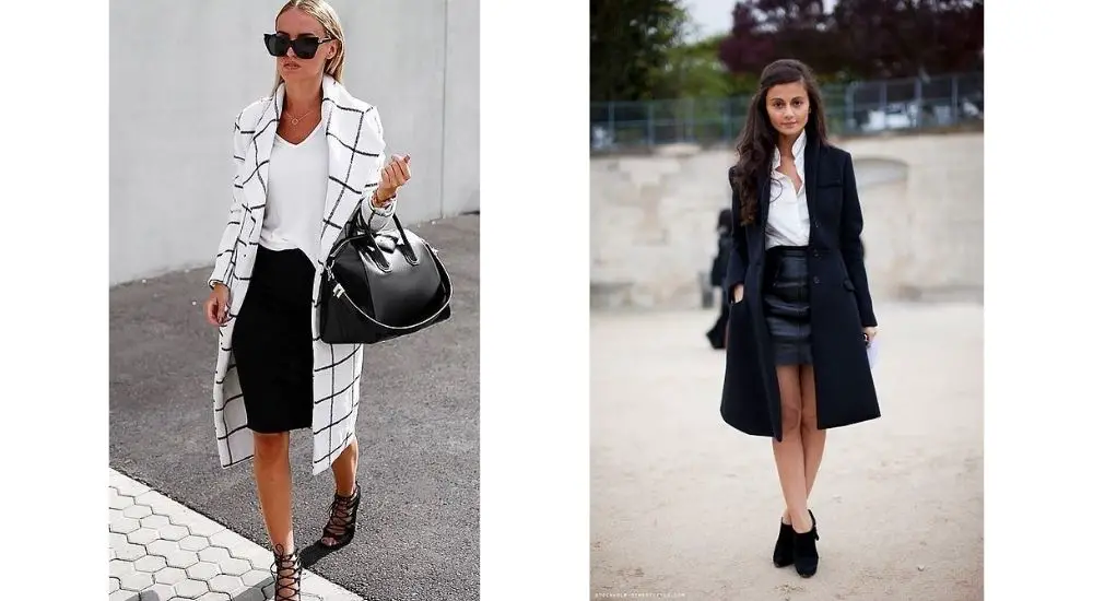 black and white formal attire for ladies