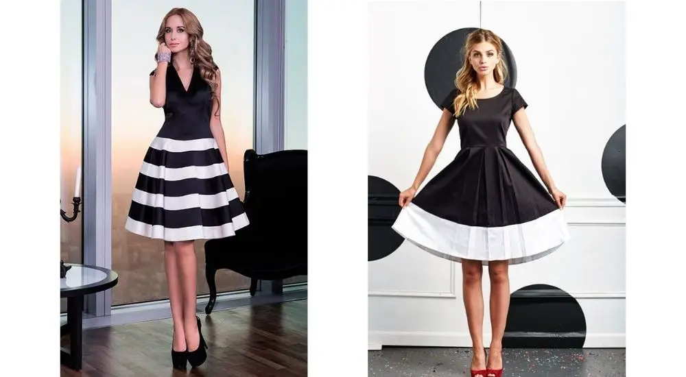 black and white party outfits for ladies