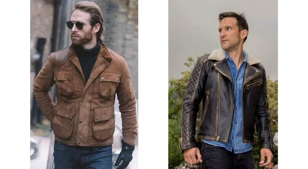 what to wear with black leather jacket male
