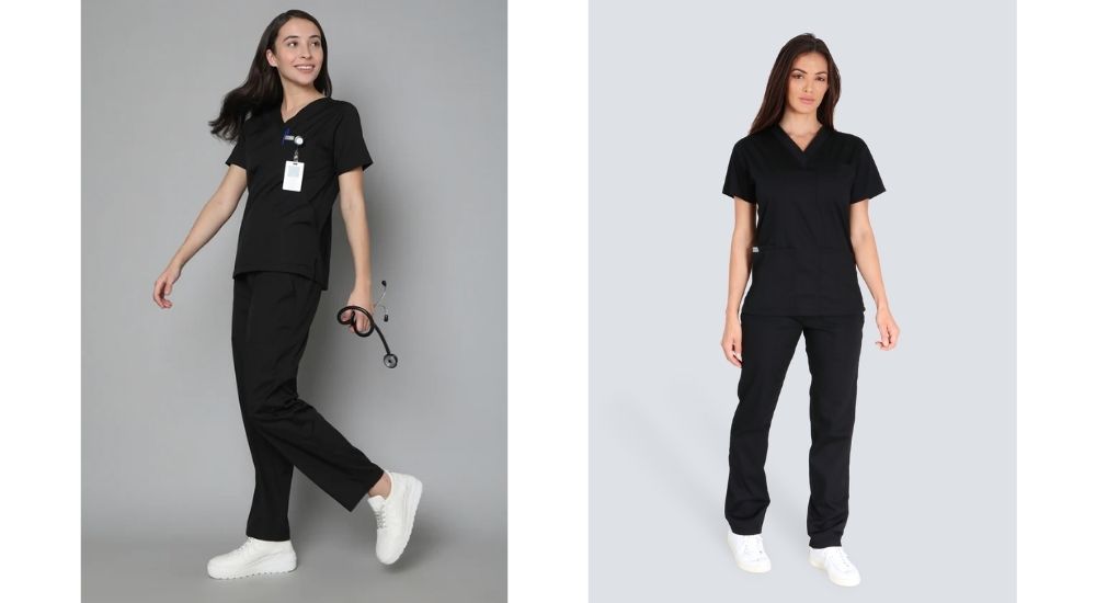shoes with scrubs
