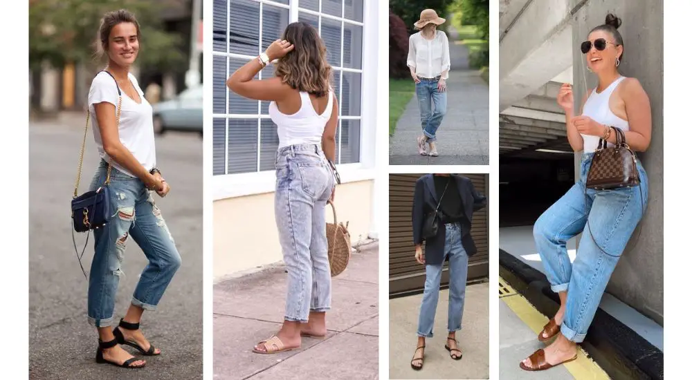 shoes to wear with boyfriend jeans 