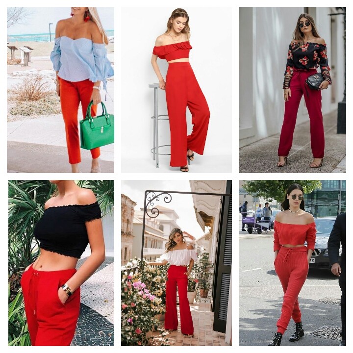 What to Wear With Red Pants Female| All Season Style