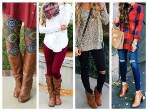 what pants to wear with brown boots for ladies