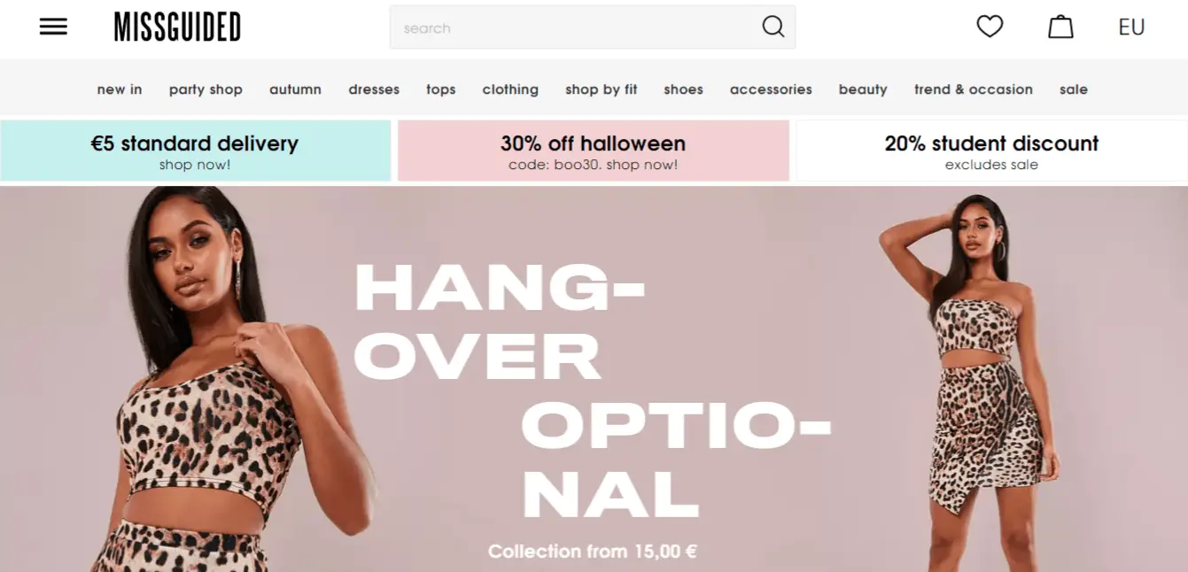 online clothing store like asos