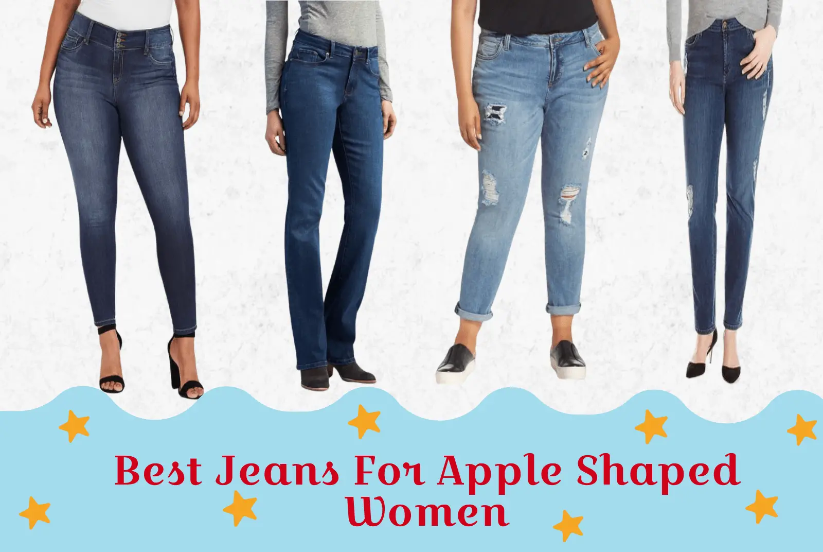 Find Jeans for an Apple Shape