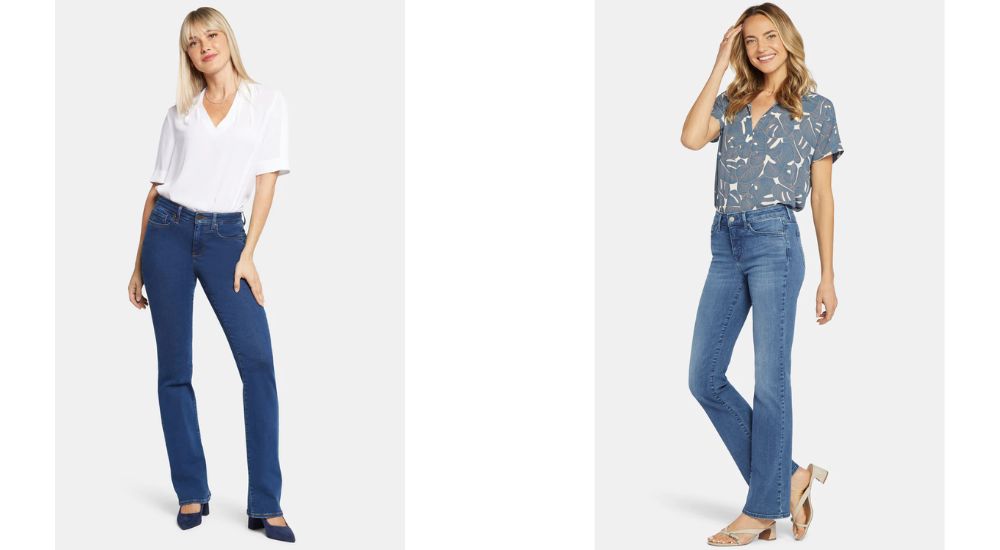 high rise jeans for apple shape