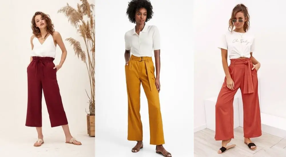 what shoes to wear with wide leg cropped pants