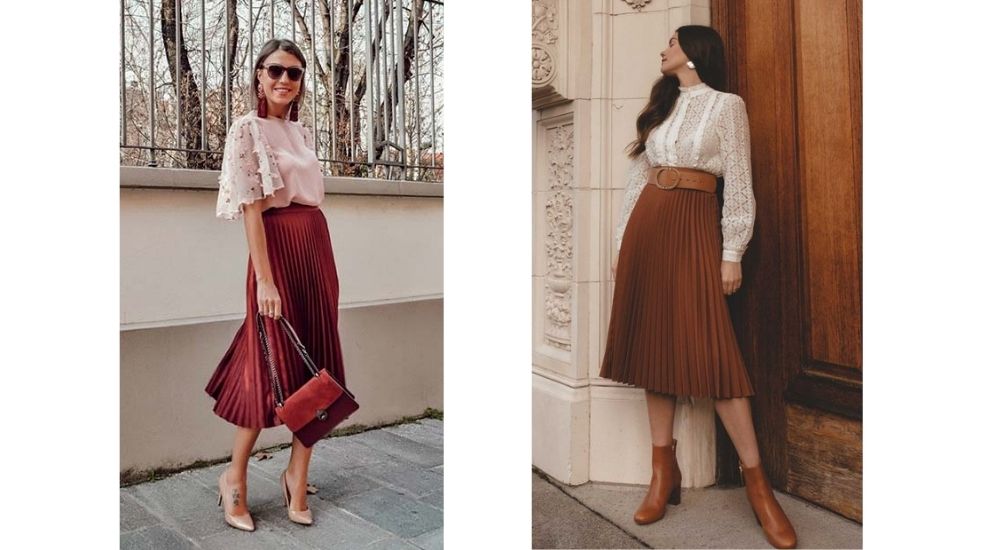 what-to-wear-with-a-brown-skirt