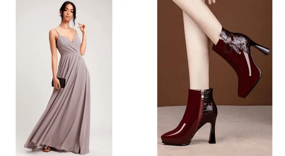 what shoes to wear with taupe dress