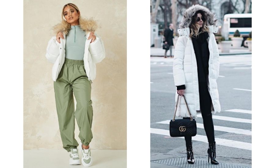 Puffer jacket outfit ideas