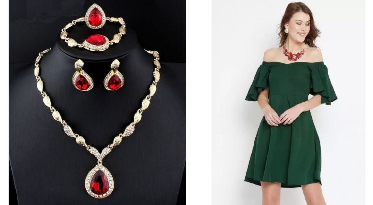 accessorizing-a-green-dress-what-color-jewelry-should-you-wear