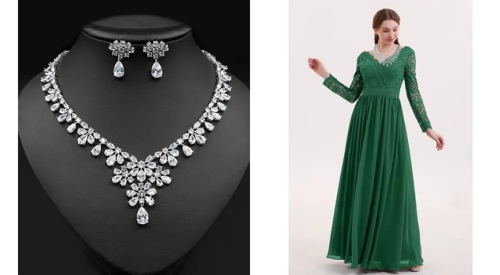 What Jewelry to Wear With a Green Dress