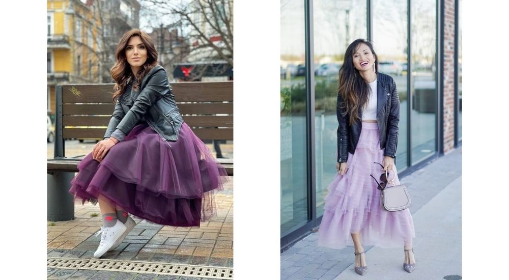 Black and Purple Outfits Women